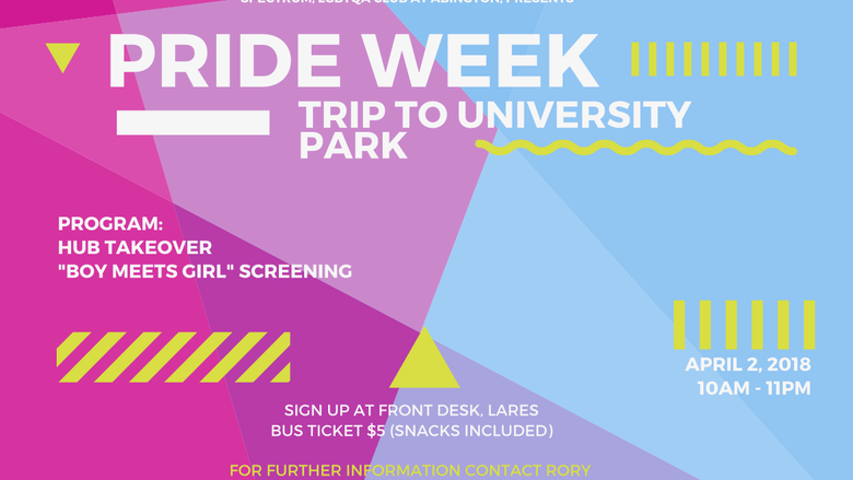 Pride Week Trip To University Park