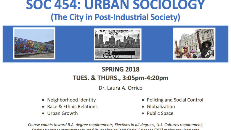 SOC 454: Urban Sociology