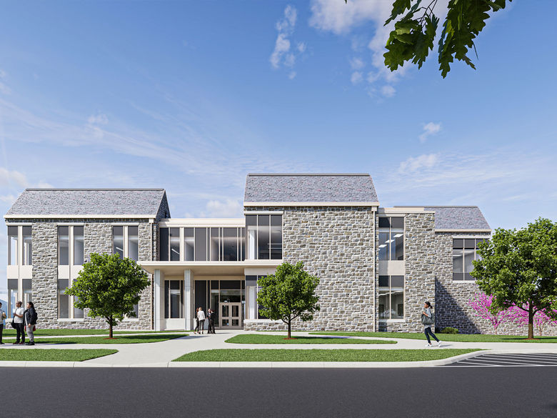 rendering of new academic building