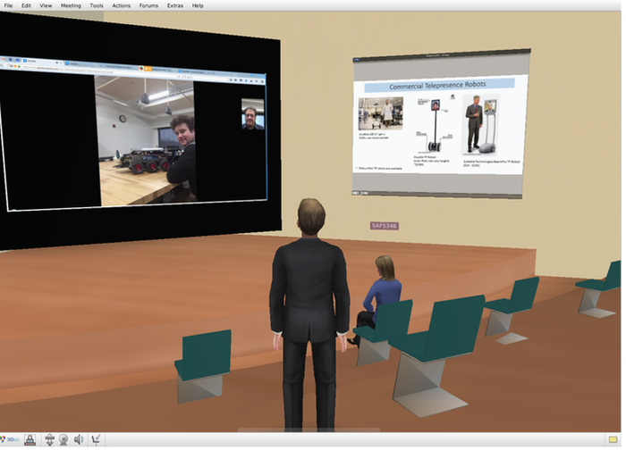 Virtual World Avanzato telepresence robot Fig 43 -4