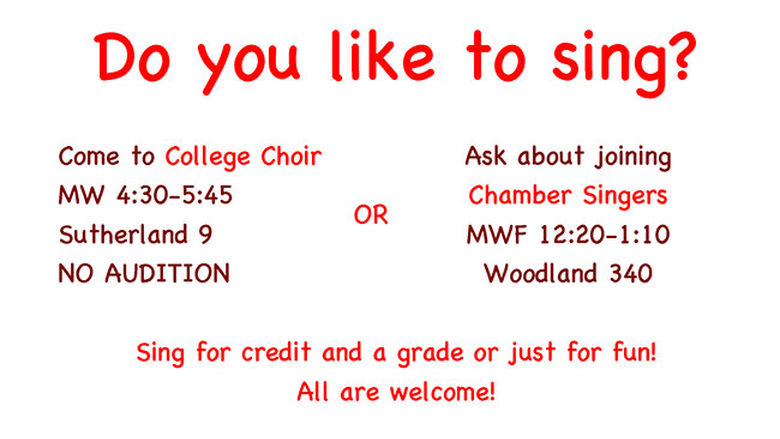 Do you like to sing?