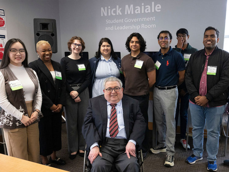 People standing in room